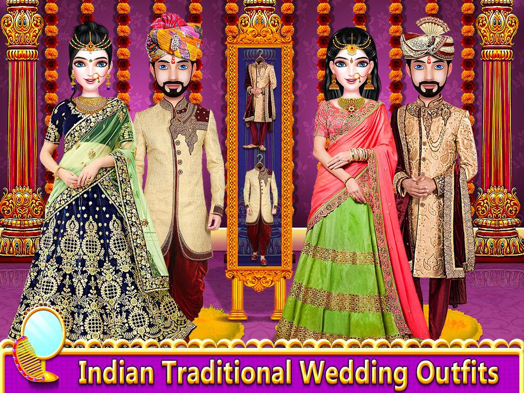 اسکرین شات 5 برنامه Indian Wedding Makeup Dress-Up