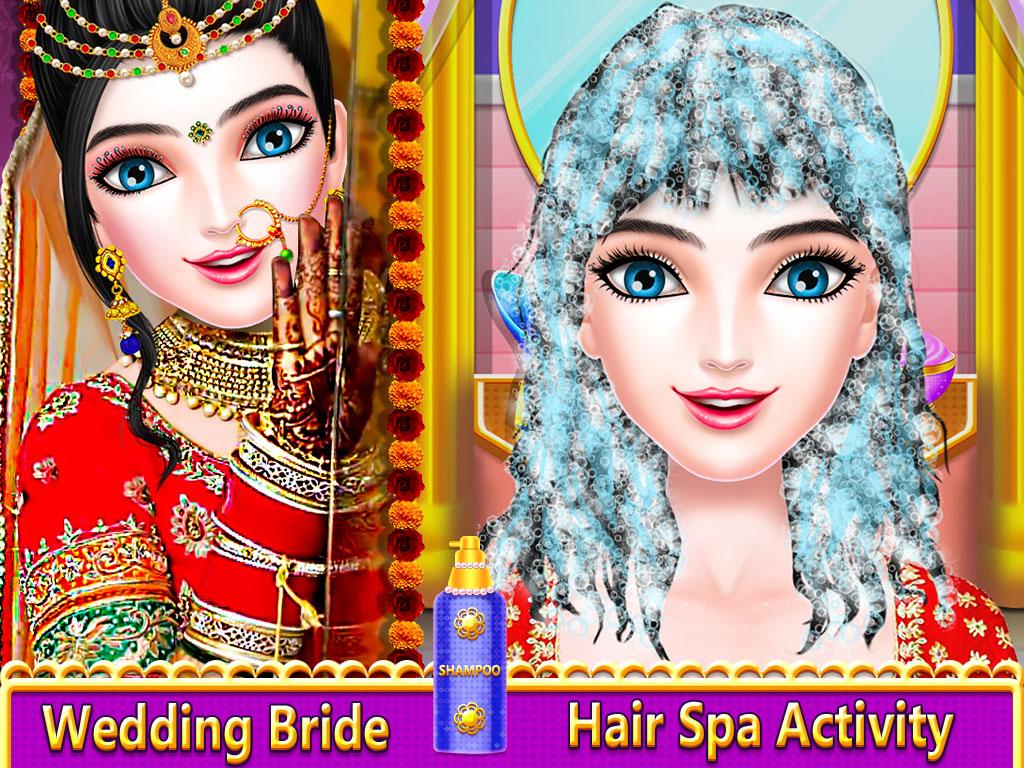 اسکرین شات 6 برنامه Indian Wedding Makeup Dress-Up