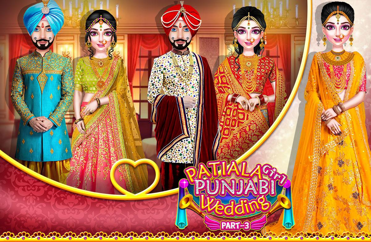 اسکرین شات 2 برنامه Punjabi Wedding: Girl Marriage