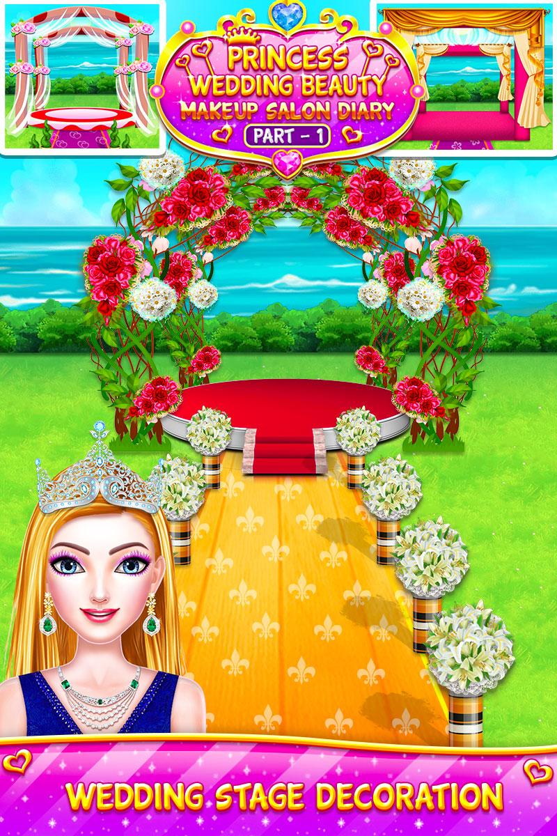 اسکرین شات 6 برنامه Princess Wedding Dress Up Game