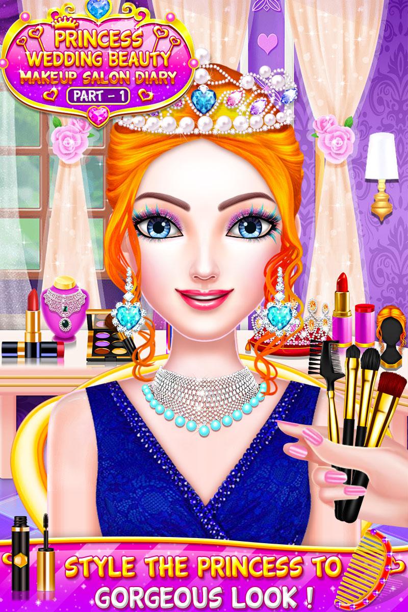 اسکرین شات 2 برنامه Princess Wedding Dress Up Game