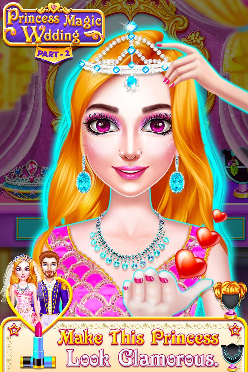 اسکرین شات 1 بازی Princess Wedding Makeup Salon