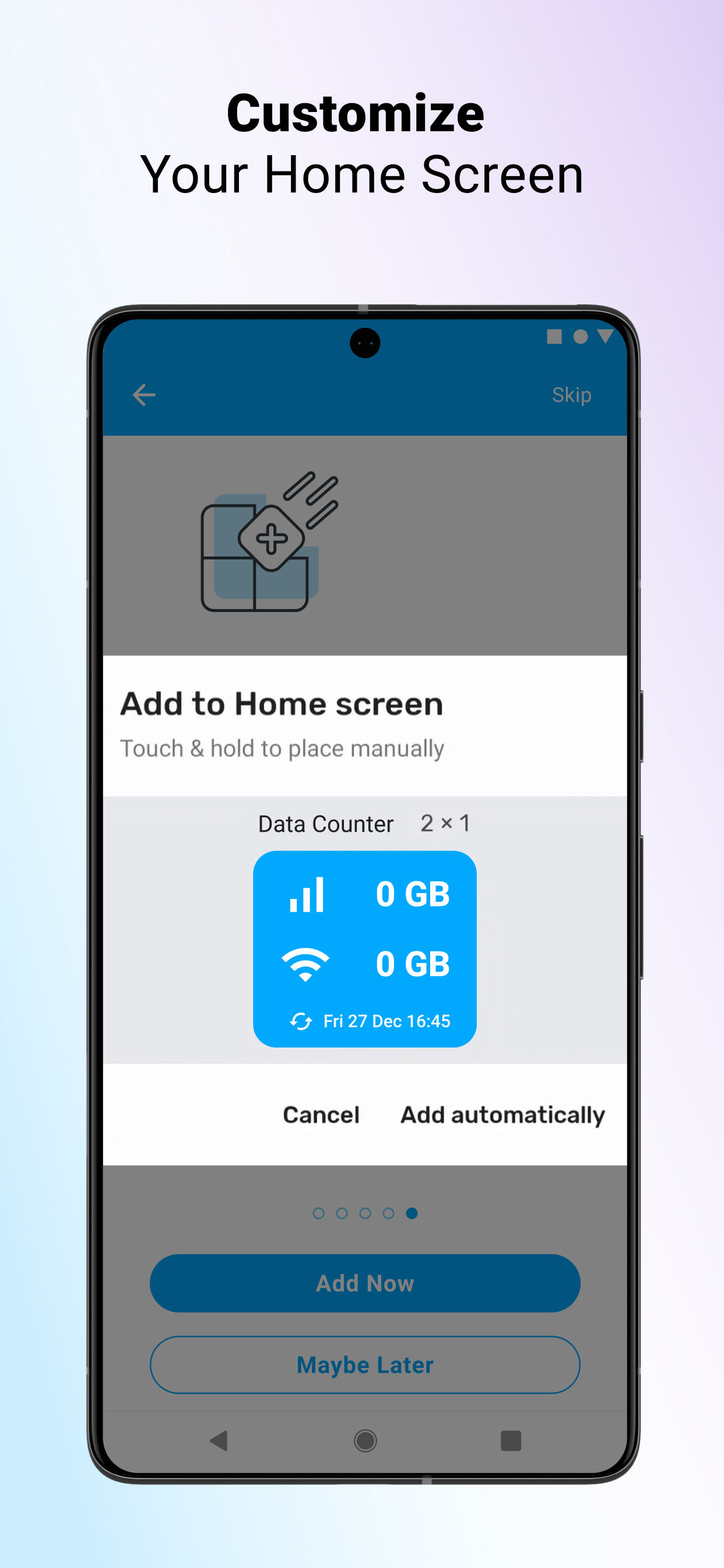 اسکرین شات 5 برنامه Data Usage Manager & Monitor