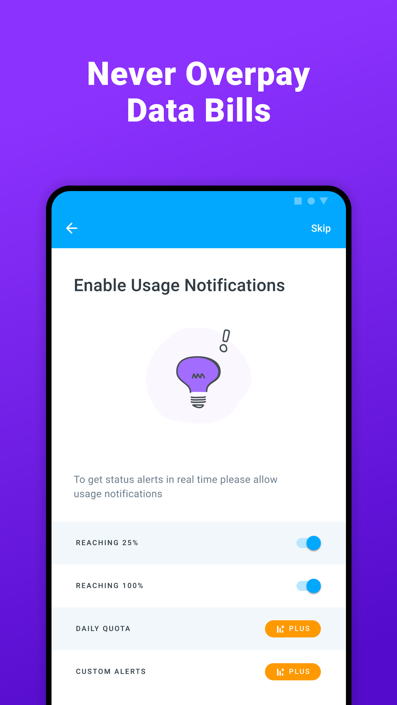 اسکرین شات 6 برنامه Data Usage Manager & Monitor