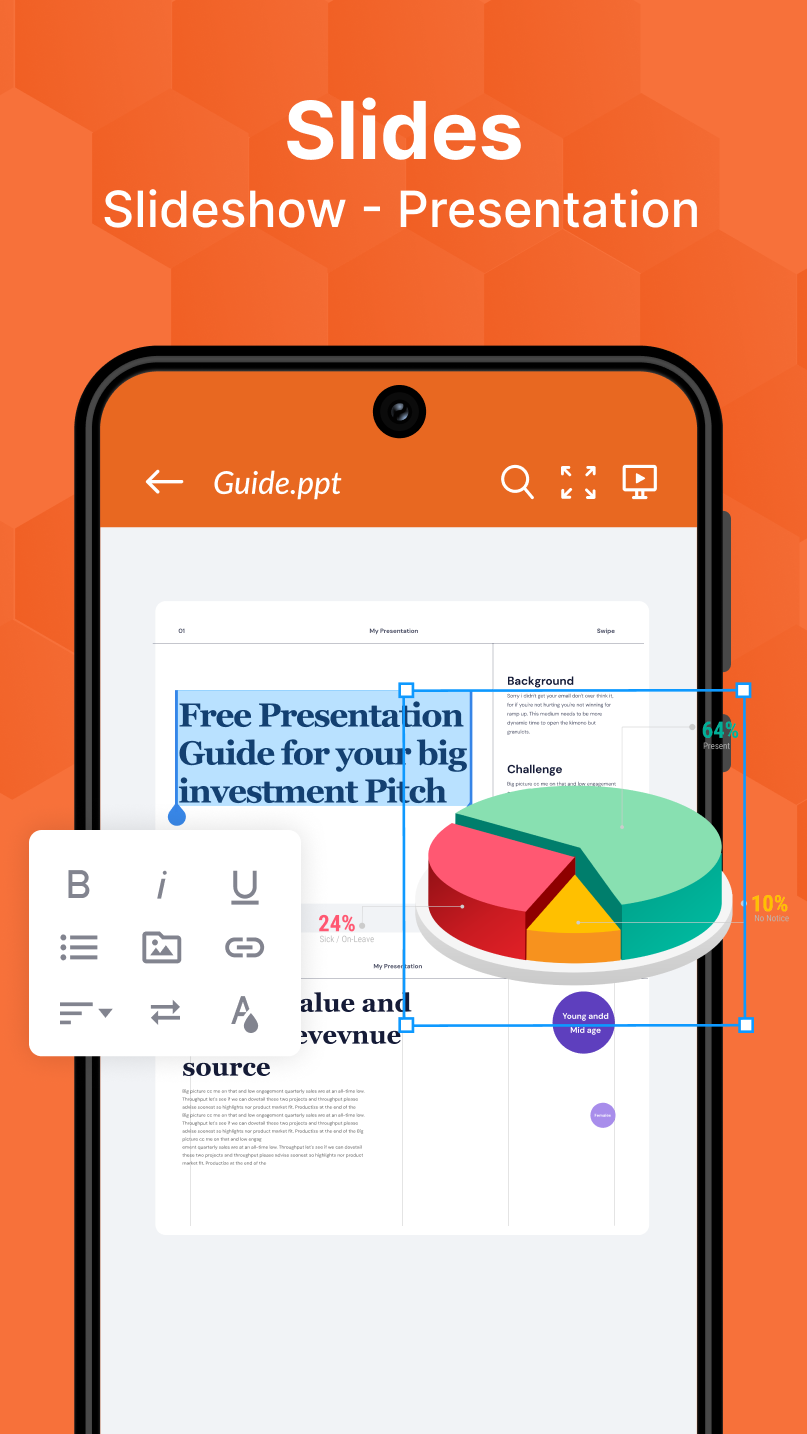 اسکرین شات 6 برنامه Word, PDF, XLS, PPT: A1 Office