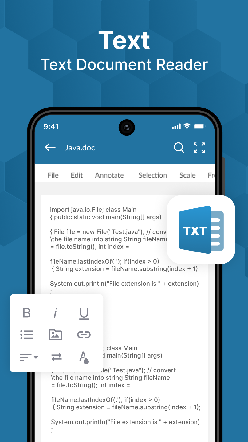 اسکرین شات 7 برنامه Word, PDF, XLS, PPT: A1 Office