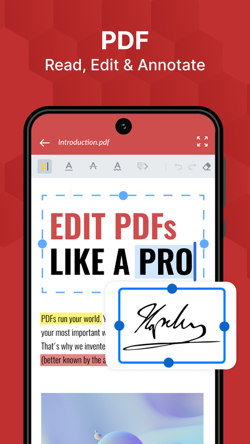 اسکرین شات 3 برنامه Word, PDF, XLS, PPT: A1 Office