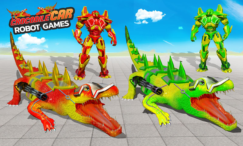 اسکرین شات 4 بازی Robot Game Transform Crocodile