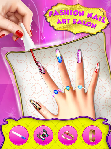 اسکرین شات 3 بازی Fashion Nail Art Salon Spa Manicure Girl