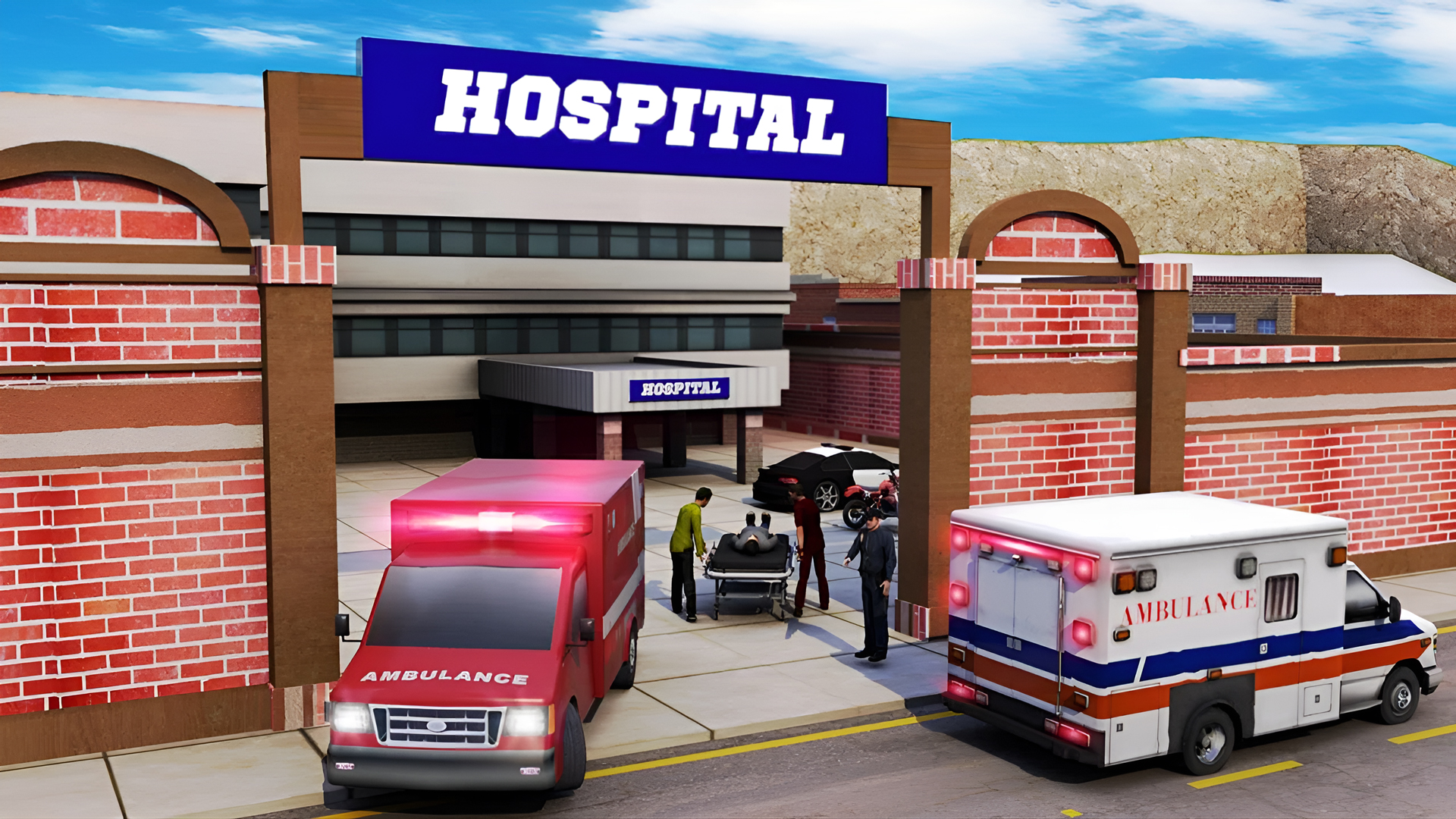اسکرین شات 4 برنامه City Hospital Ambulance Games