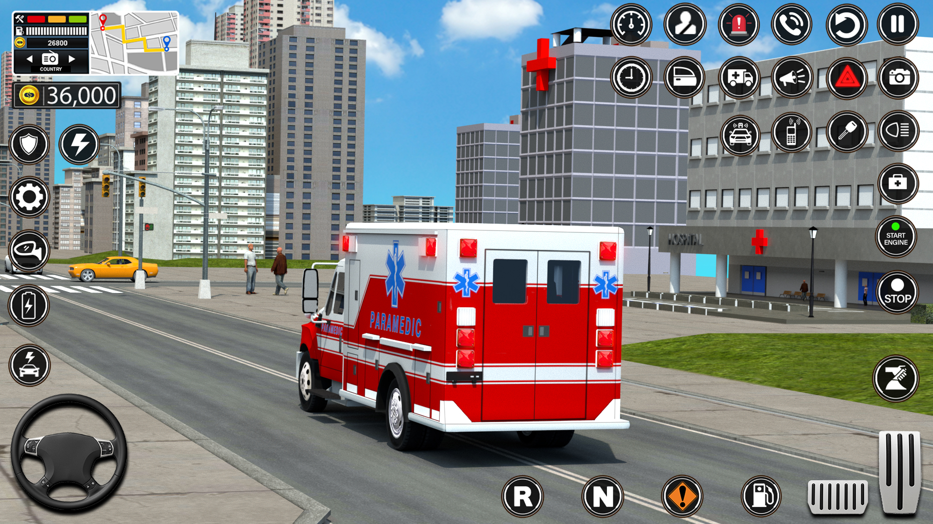 اسکرین شات 3 برنامه City Hospital Ambulance Games
