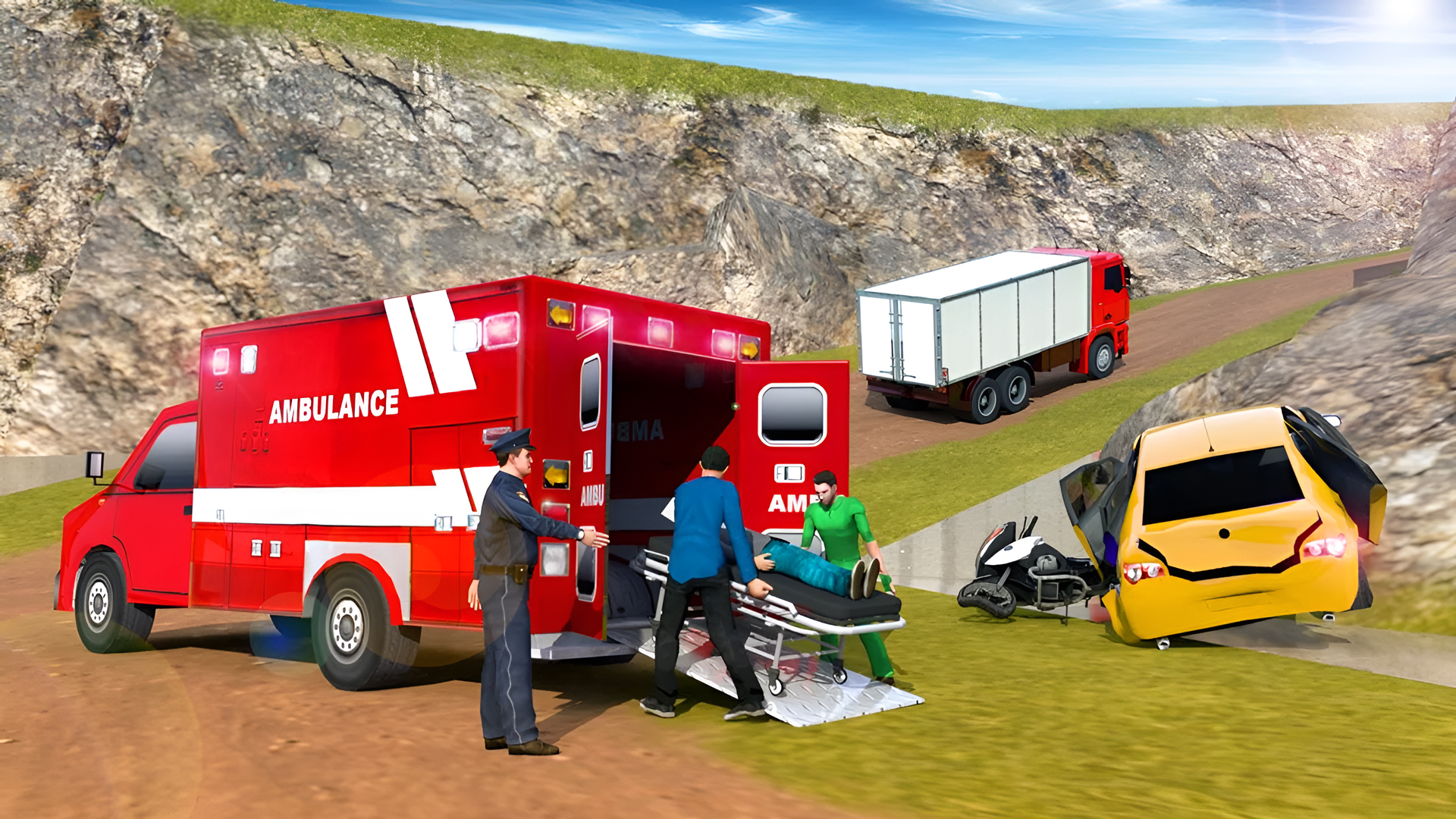 اسکرین شات 6 برنامه City Hospital Ambulance Games