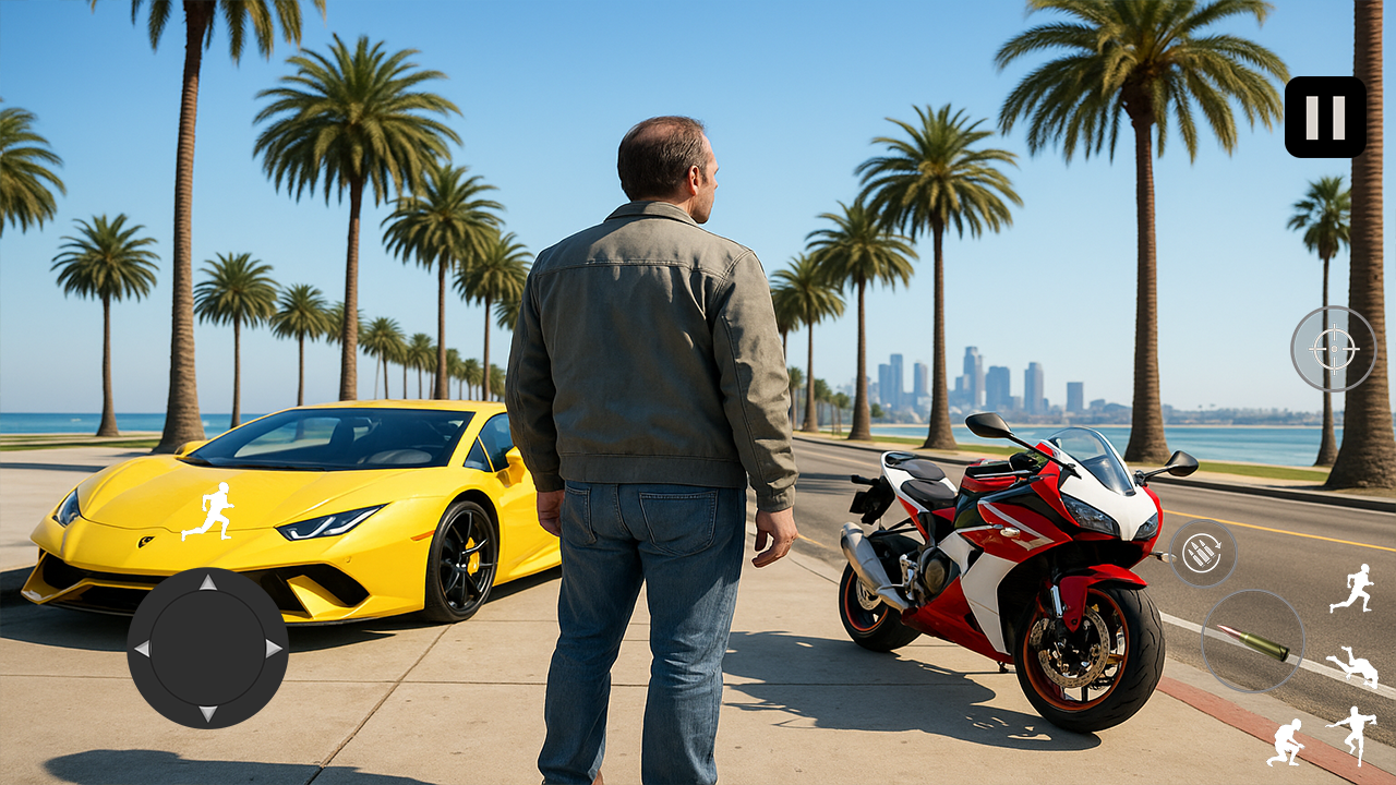 اسکرین شات 1 بازی Gangster Vegas Simulator 2026