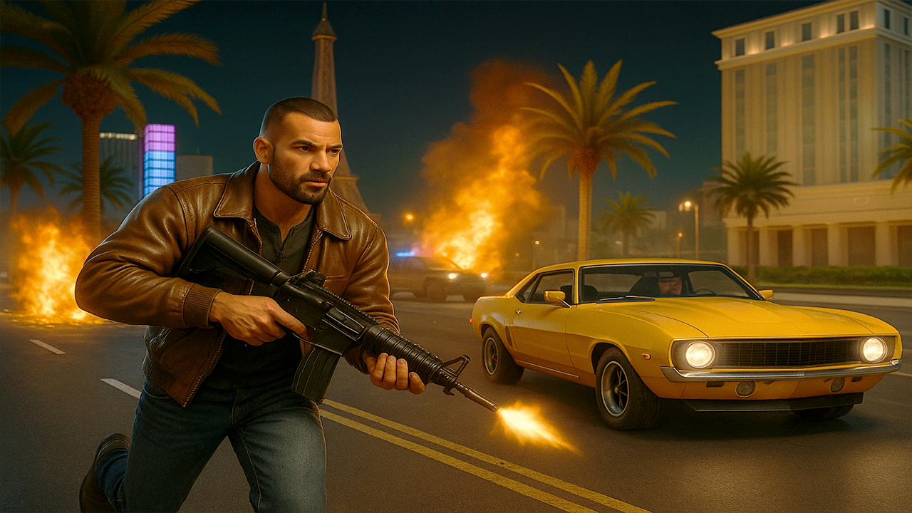 اسکرین شات 3 بازی Vegas Crime Simulator Gangster