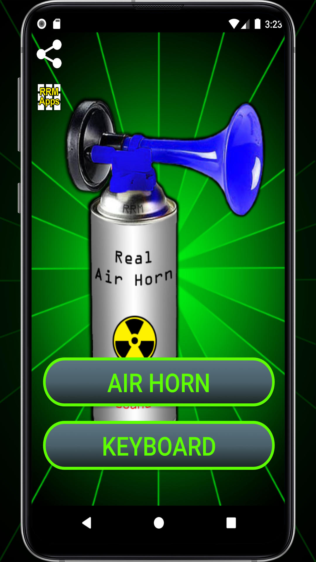 اسکرین شات 1 برنامه Air Horn Prank (Loud Joke)