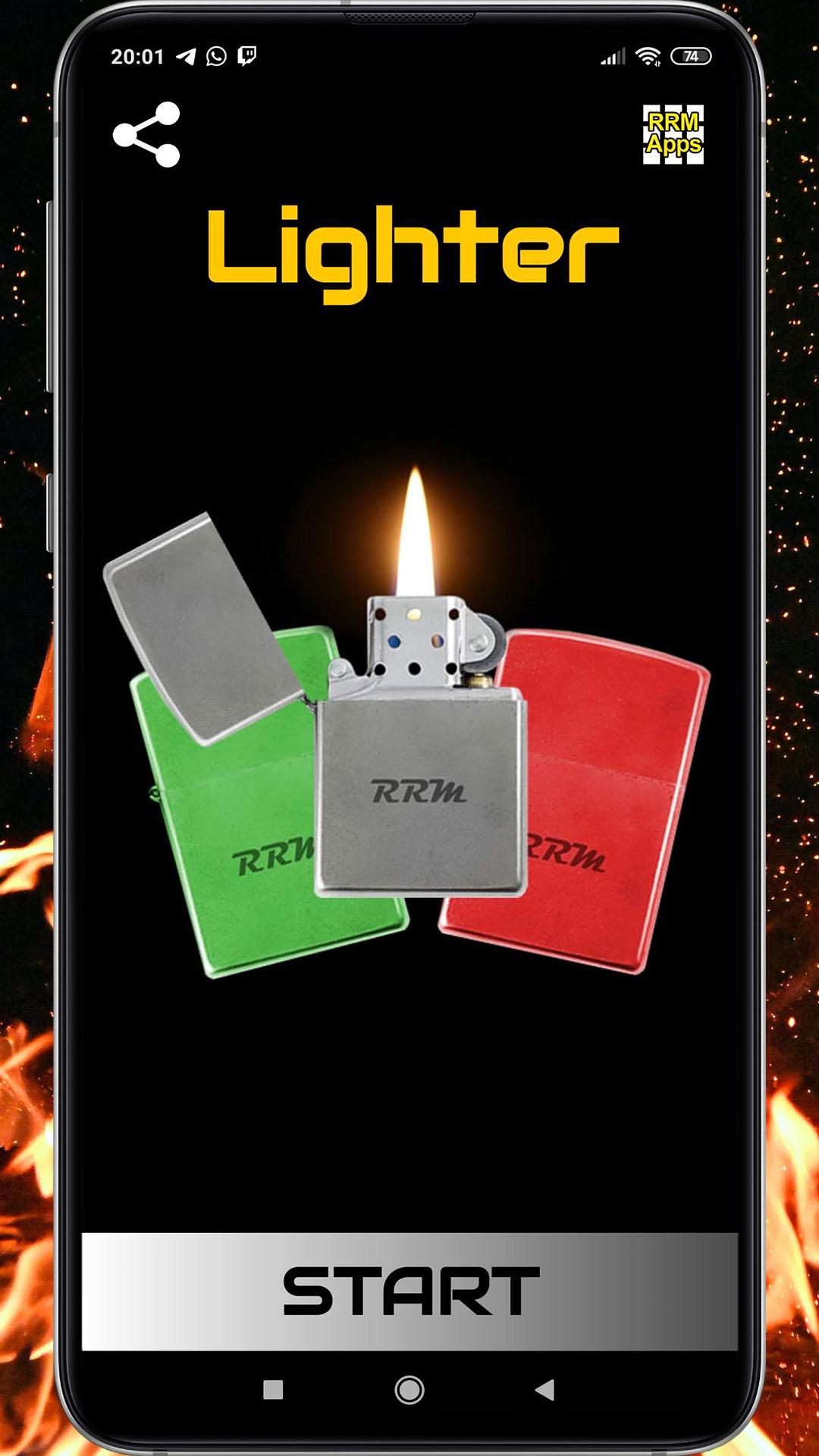 اسکرین شات 3 برنامه Lighter Simulator Prank