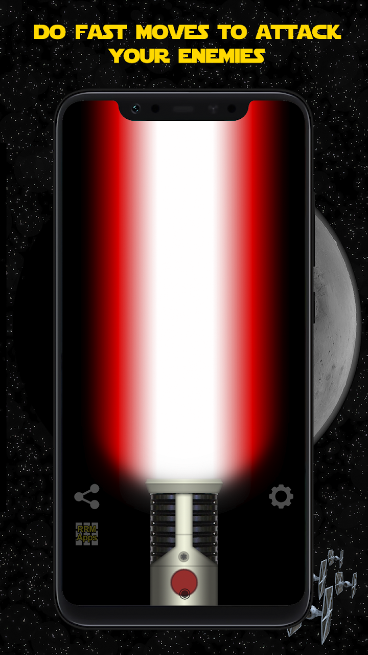 اسکرین شات 8 برنامه Light Saber - Galactic Weapon Simulator
