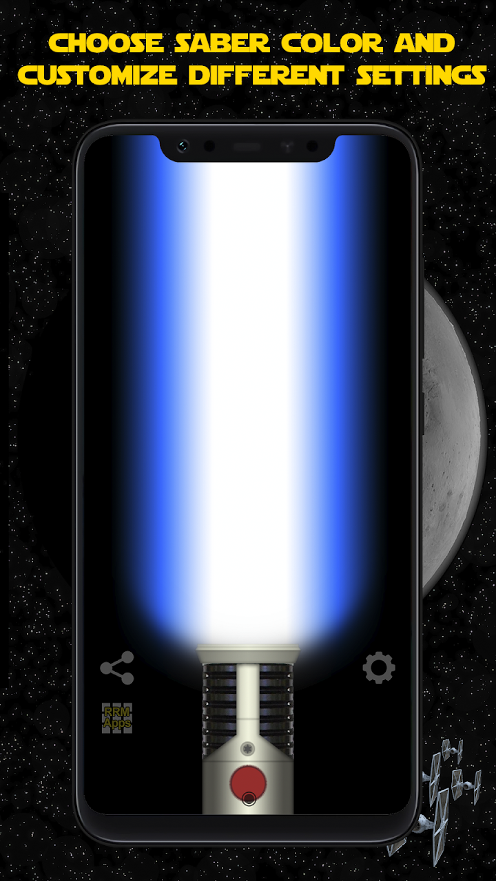اسکرین شات 4 برنامه Light Saber - Galactic Weapon Simulator