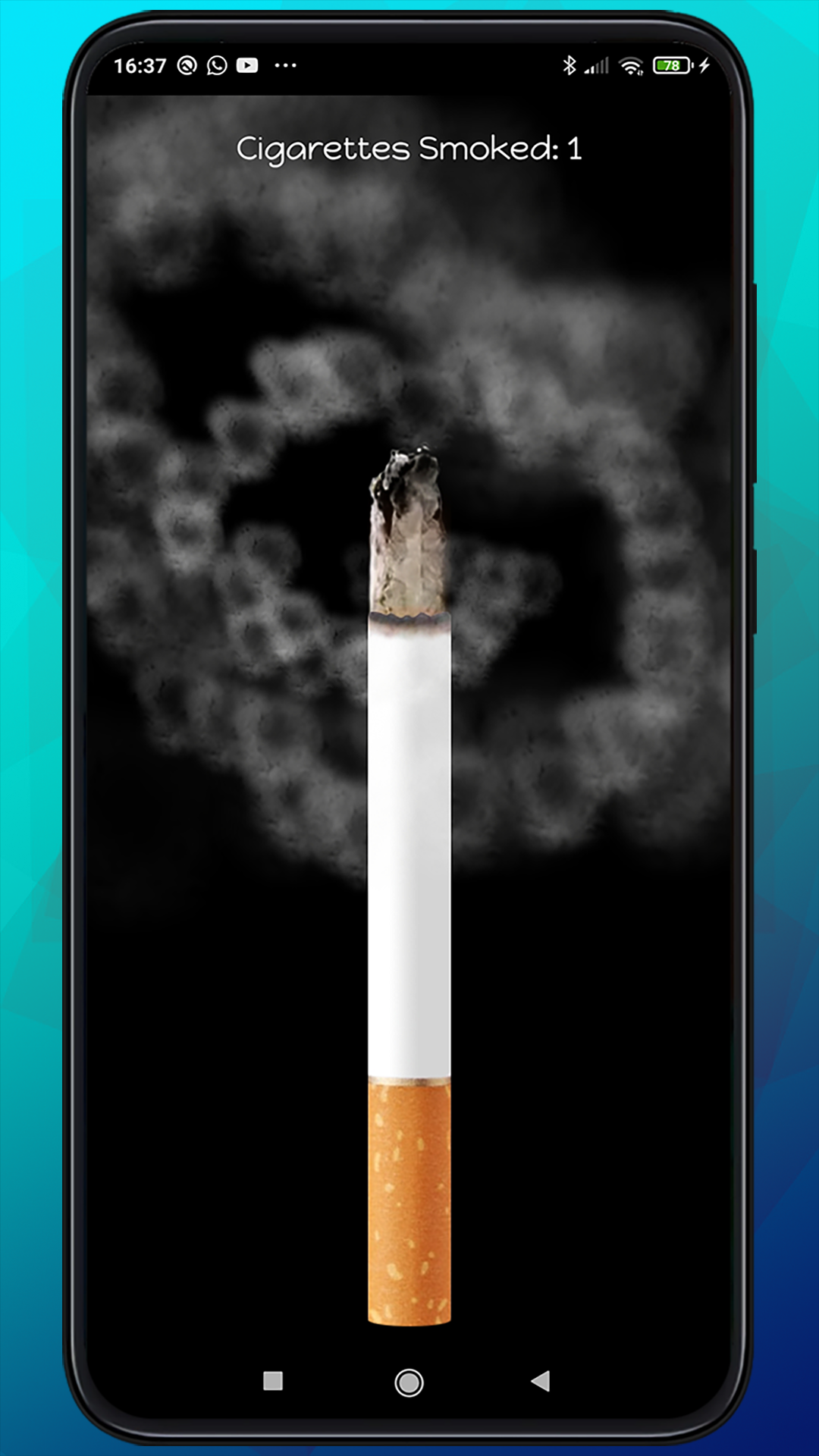 اسکرین شات 2 برنامه Cigarette Simulator - Prank