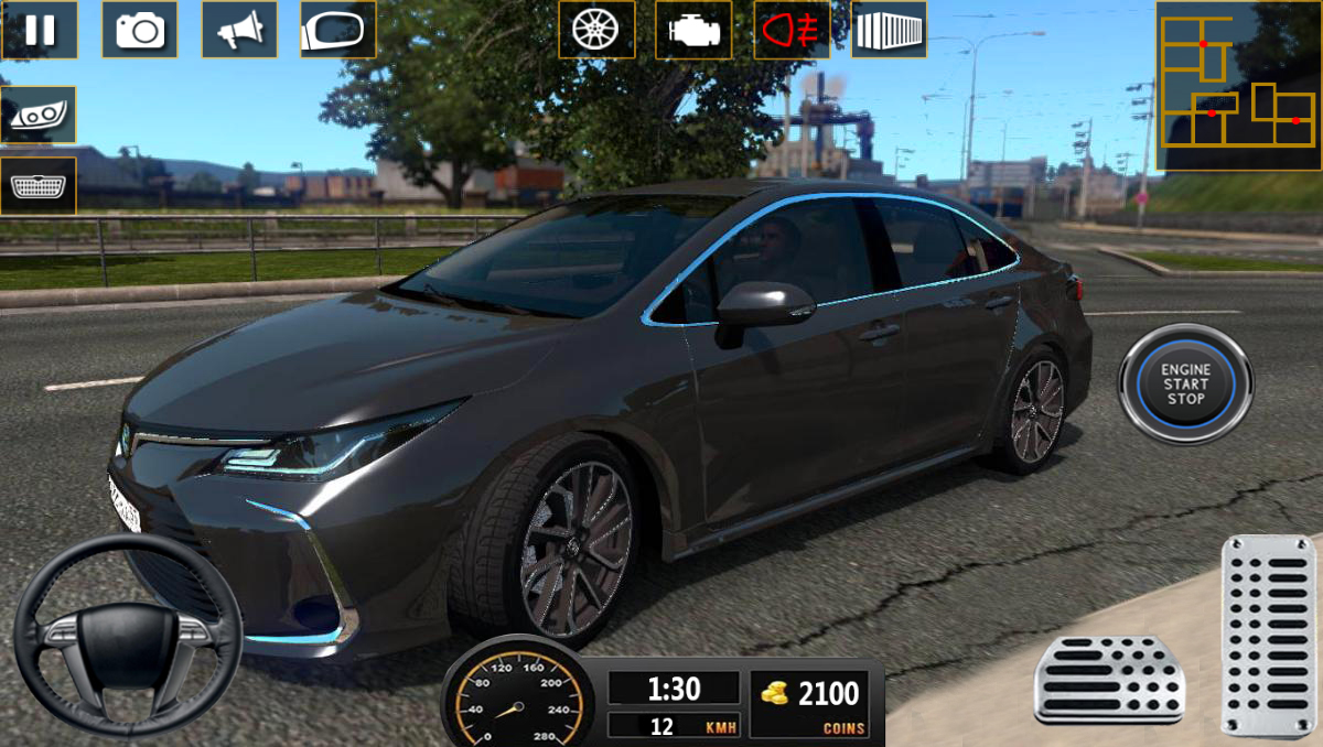 اسکرین شات 4 بازی City Car Driving 3D Car Games