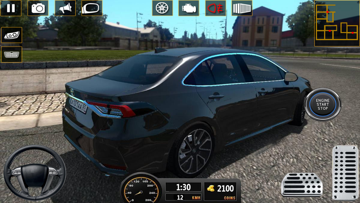 اسکرین شات 2 بازی City Car Driving 3D Car Games
