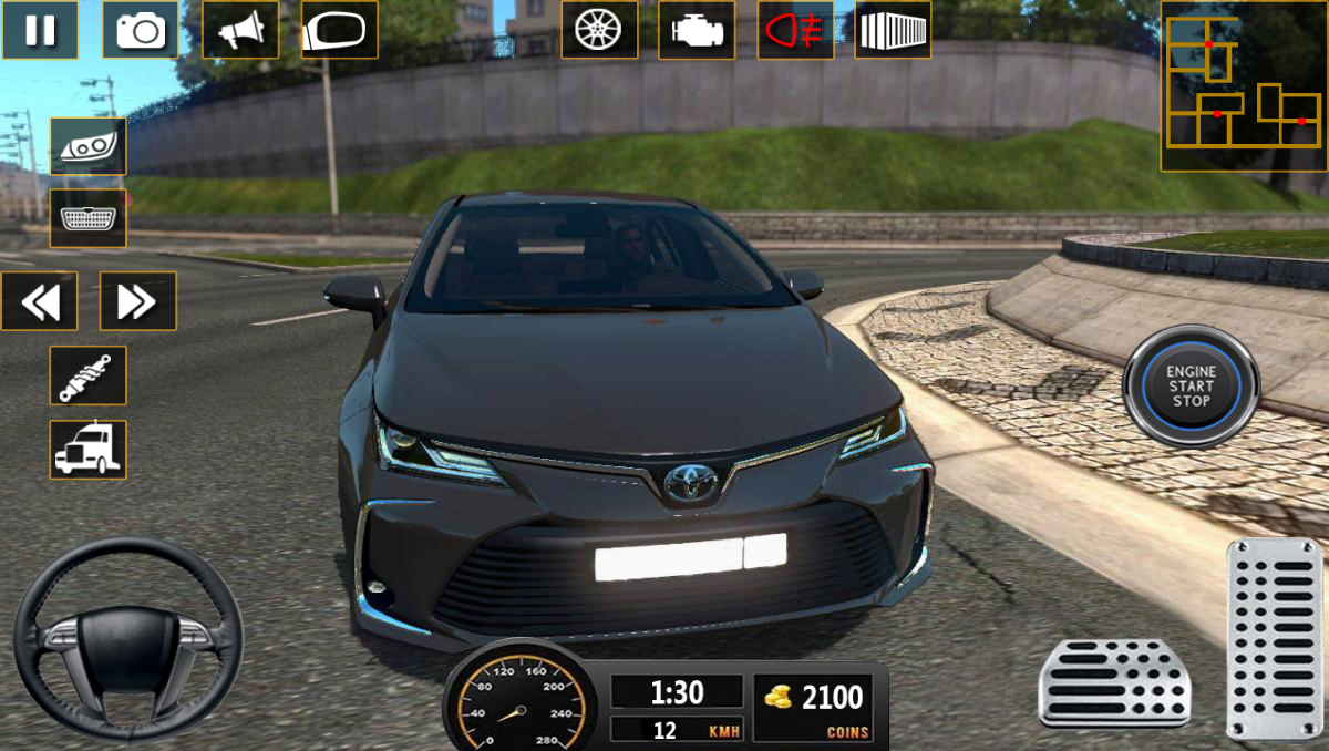 اسکرین شات 1 بازی City Car Driving 3D Car Games