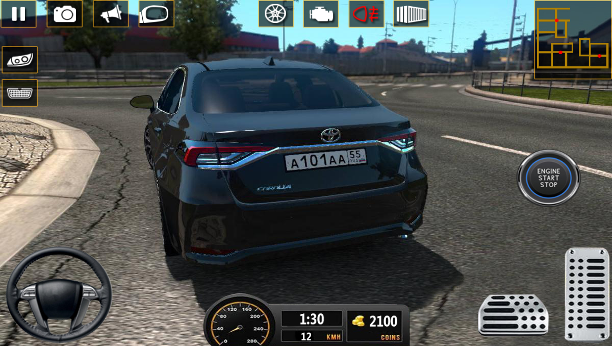 اسکرین شات 5 بازی City Car Driving 3D Car Games