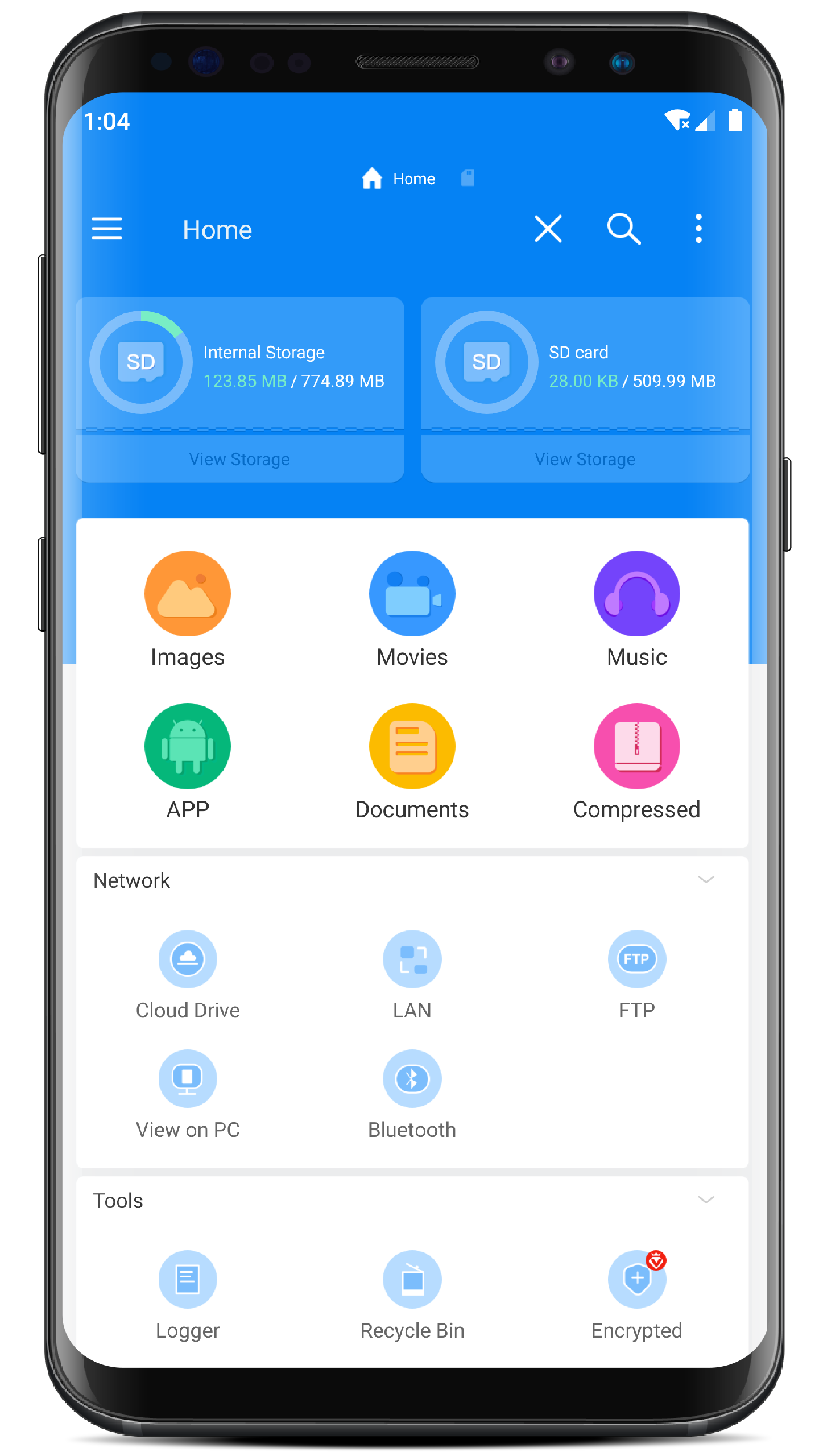 اسکرین شات 1 برنامه RS File Manager File Explorer
