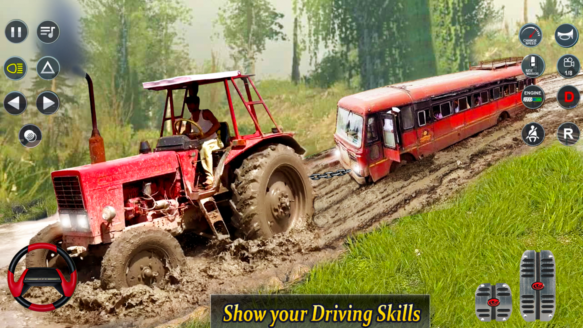 اسکرین شات 4 برنامه Real Tractor Pulling Simulator