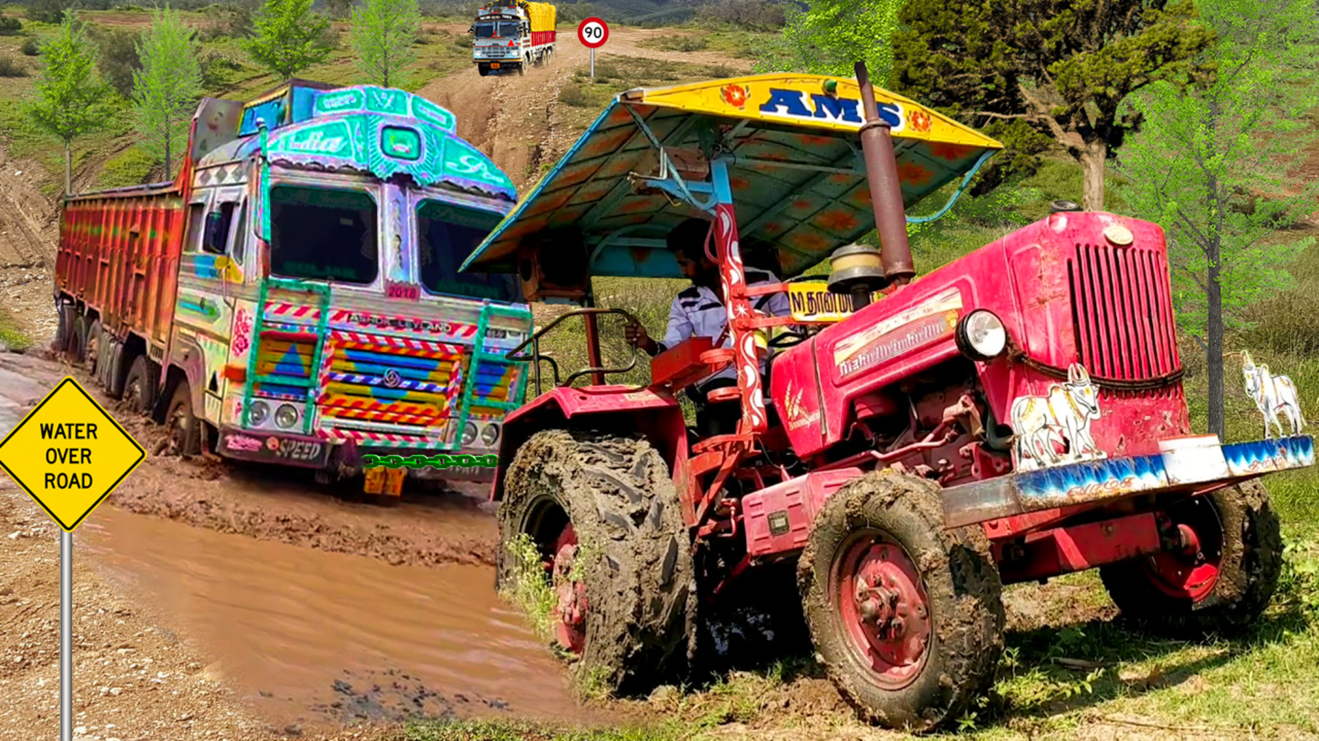 اسکرین شات 2 برنامه Real Tractor Pulling Simulator