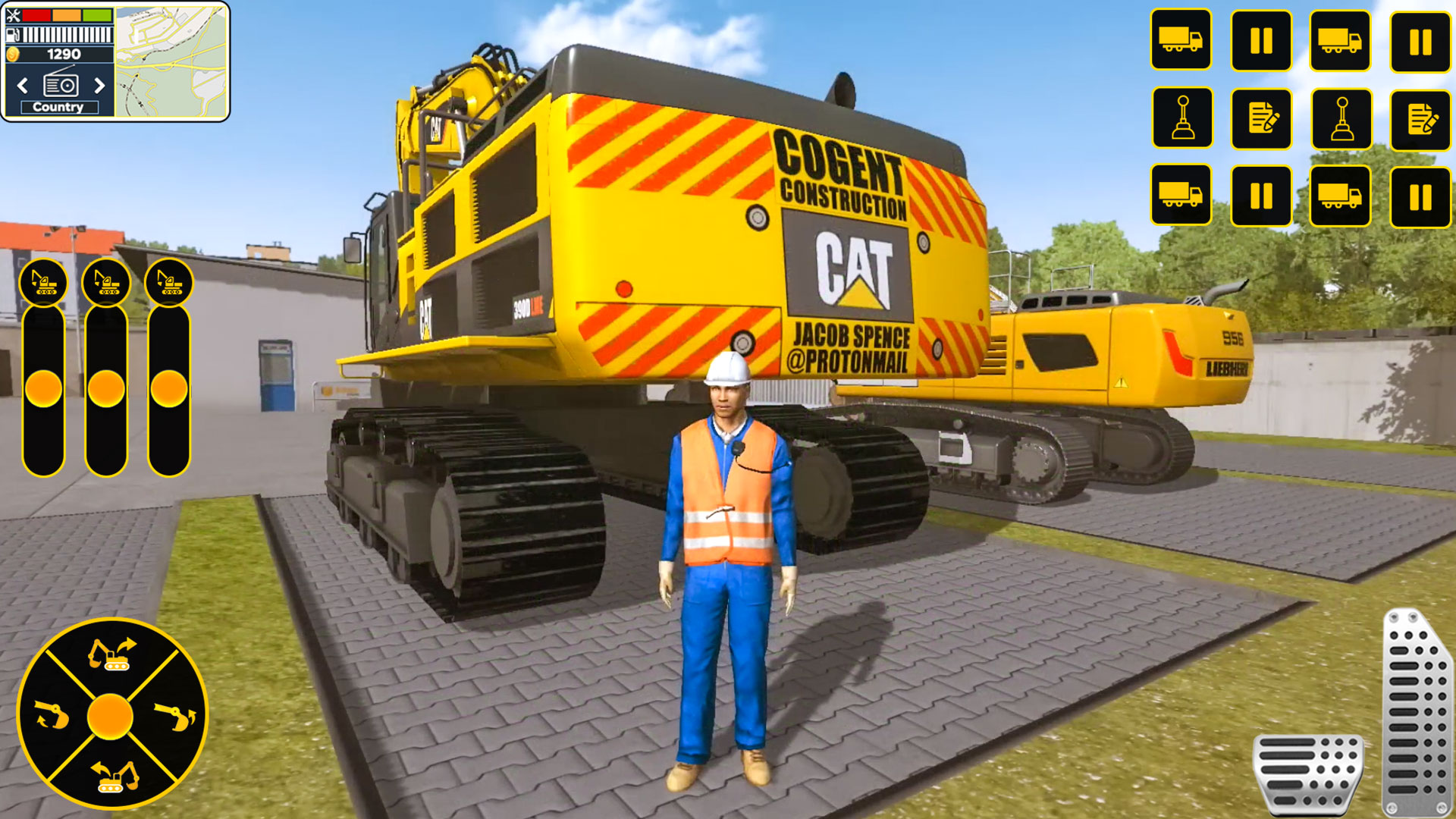 اسکرین شات 1 بازی JCB Game: Snow Construction 3D