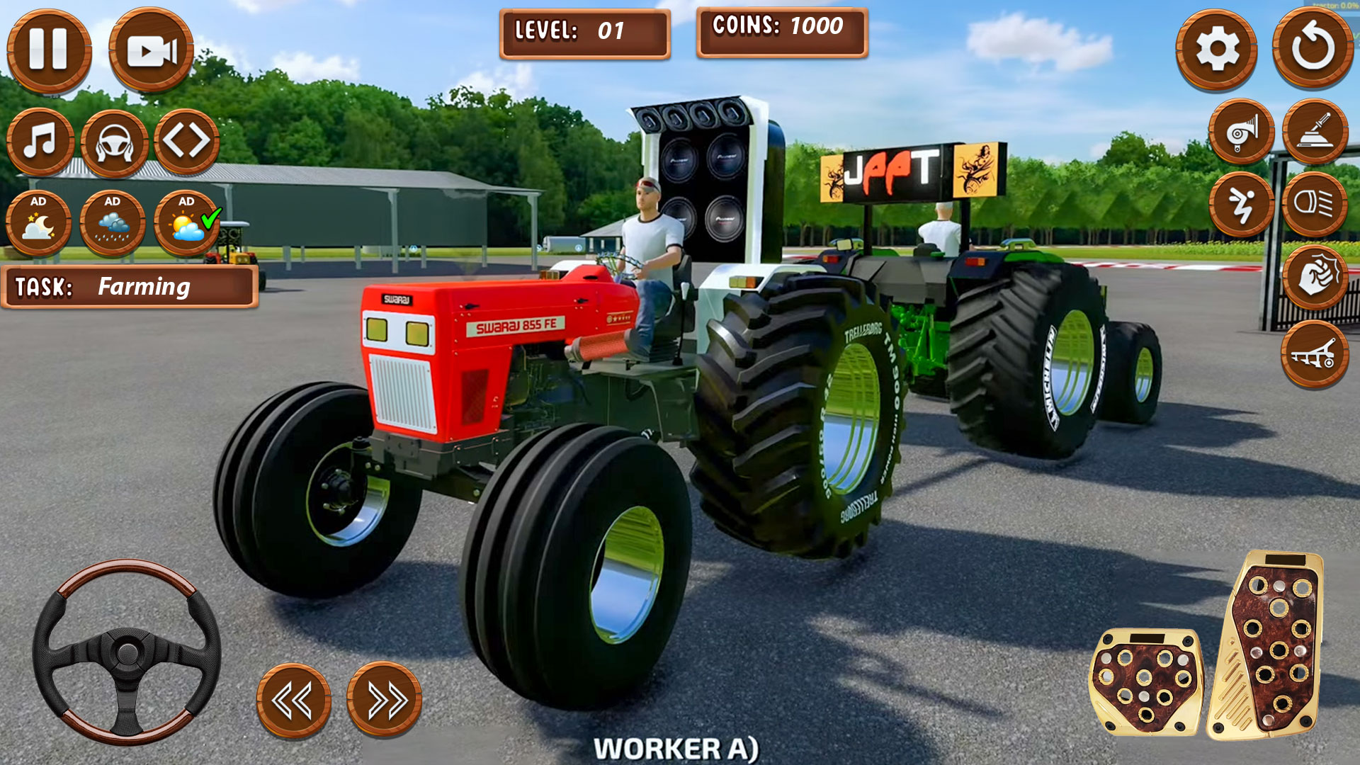 اسکرین شات 8 بازی Tractor Game 3d Indian Farming