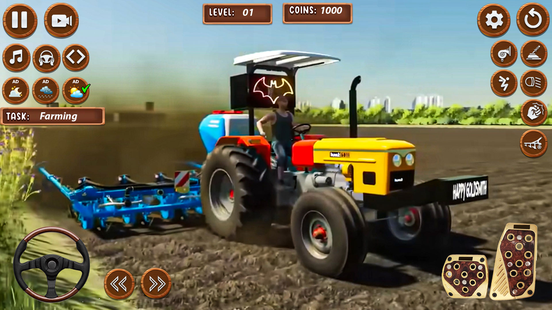 اسکرین شات 6 بازی Tractor Game 3d Indian Farming