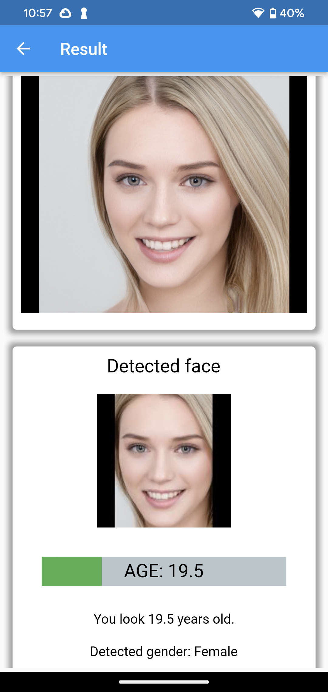 اسکرین شات 6 برنامه Attractiveness Test