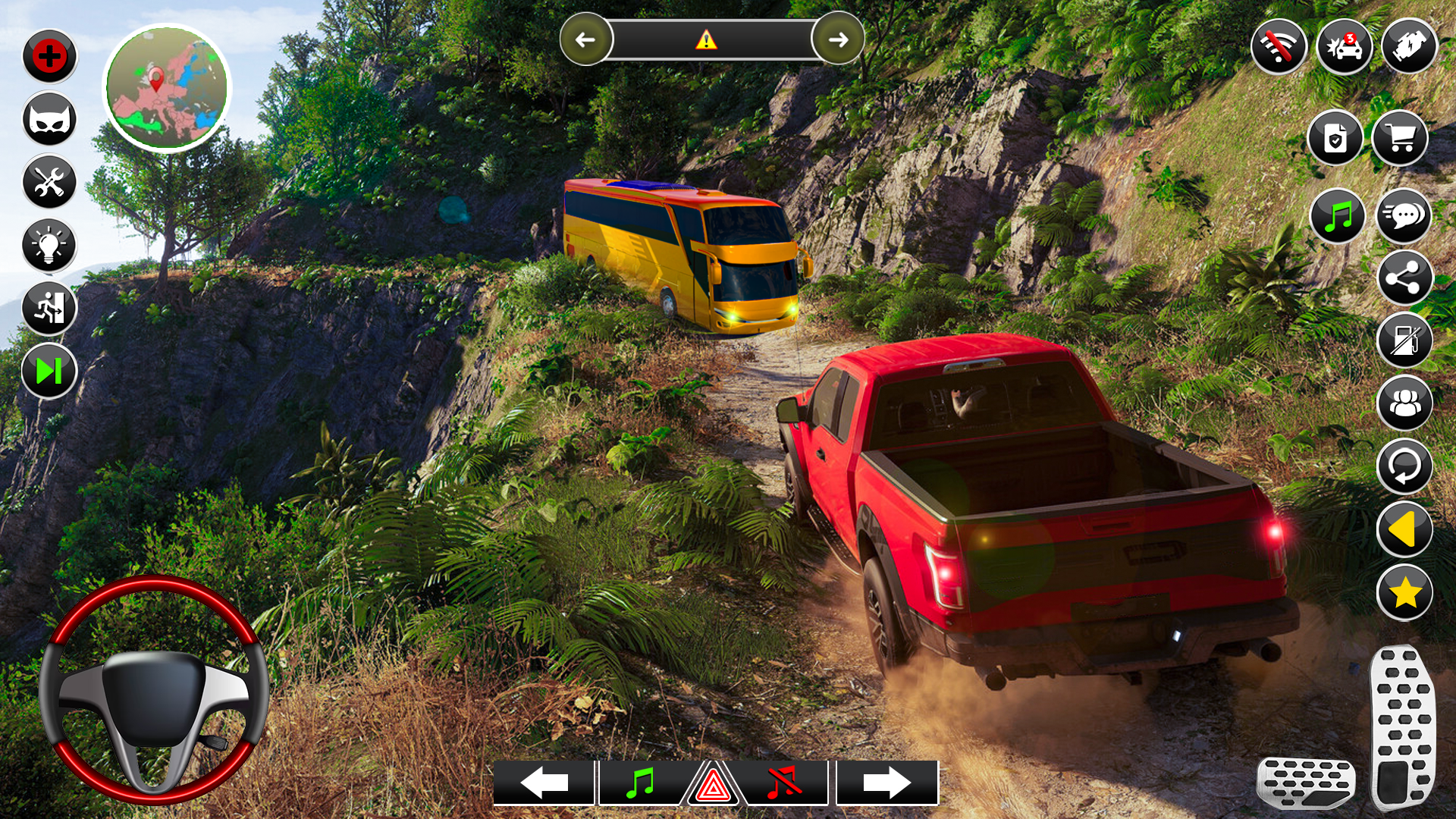 اسکرین شات 1 برنامه Offroad Pickup Cargo Truck 3D