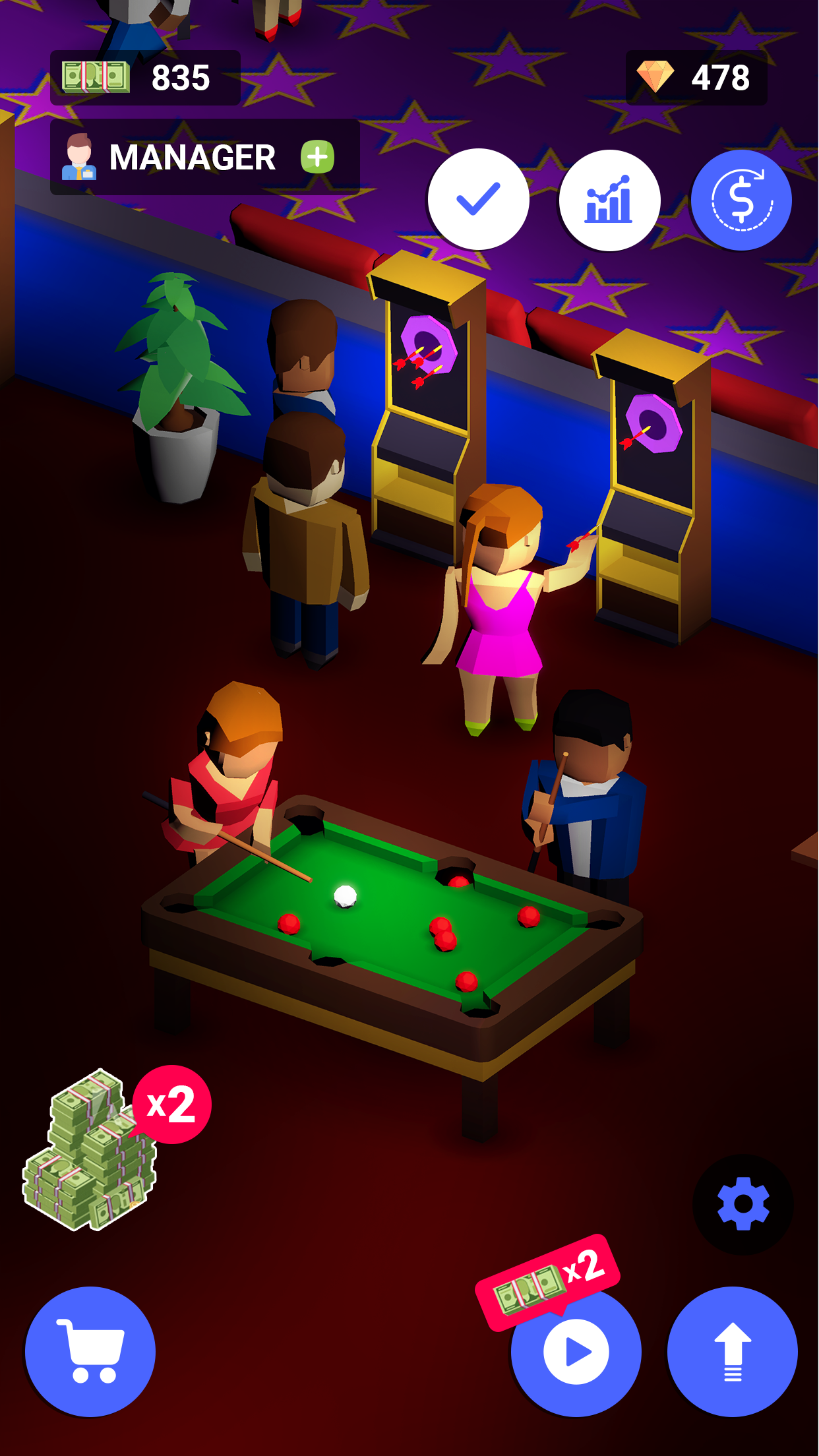اسکرین شات 3 بازی Nightclub Empire. Disco Tycoon