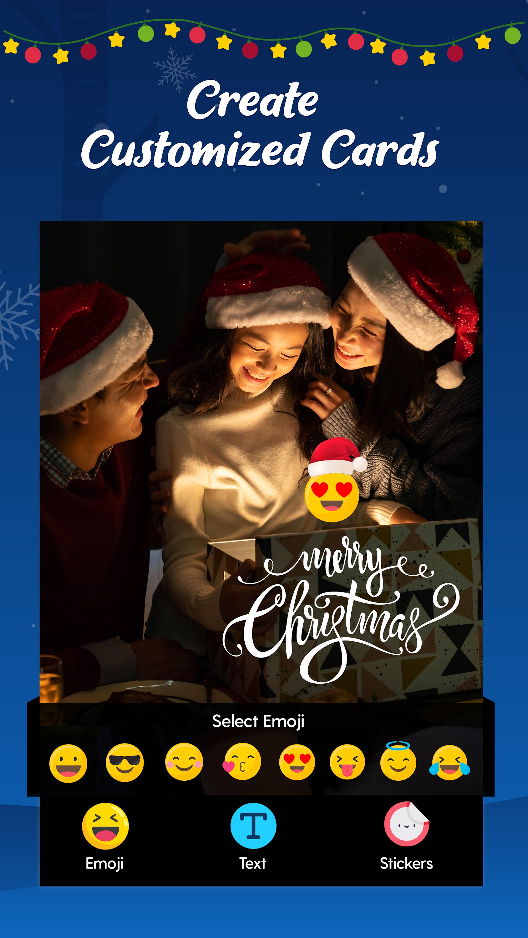 اسکرین شات 4 برنامه Christmas Photo Frames & Cards