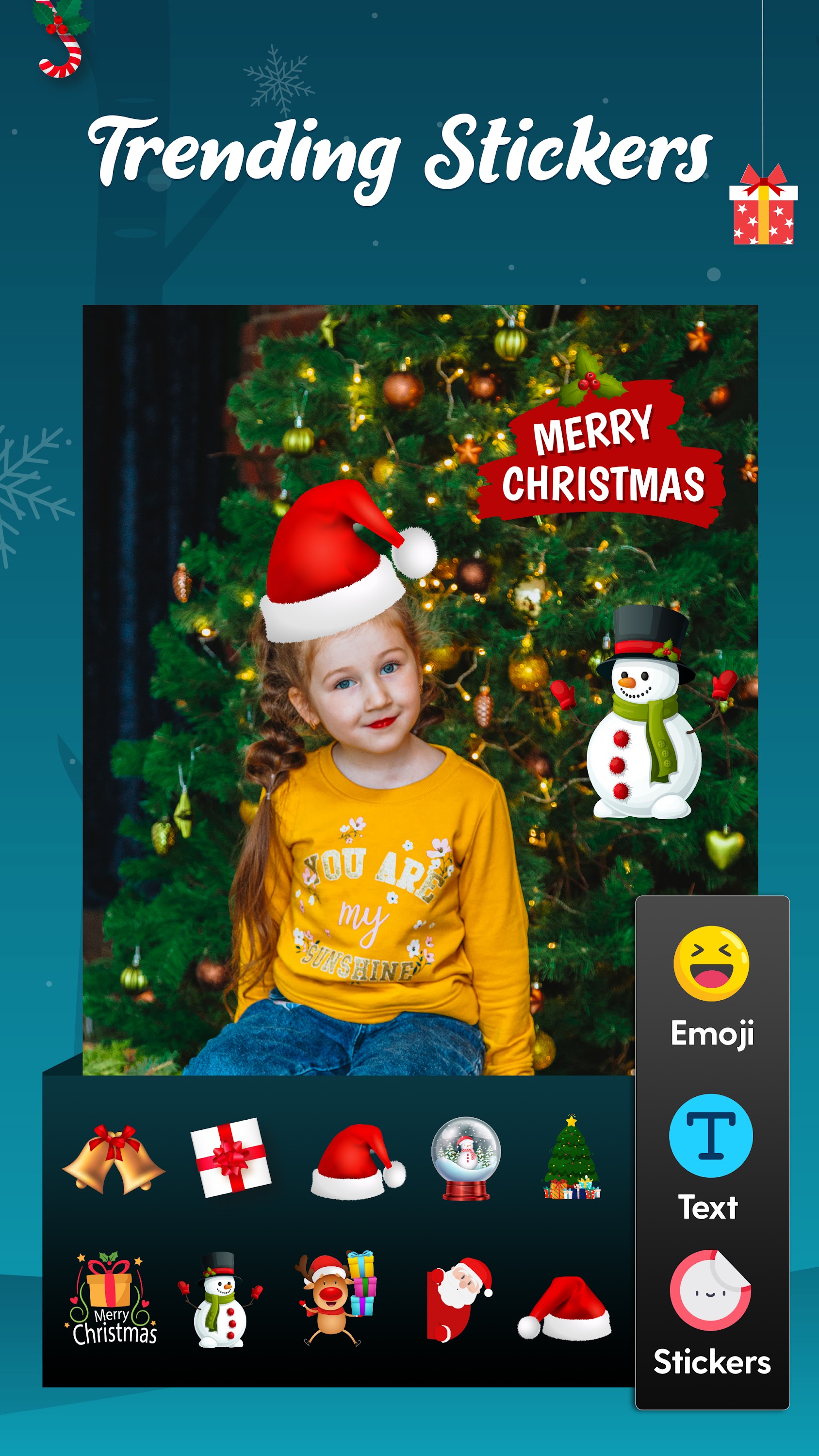 اسکرین شات 3 برنامه Christmas Photo Frames & Cards