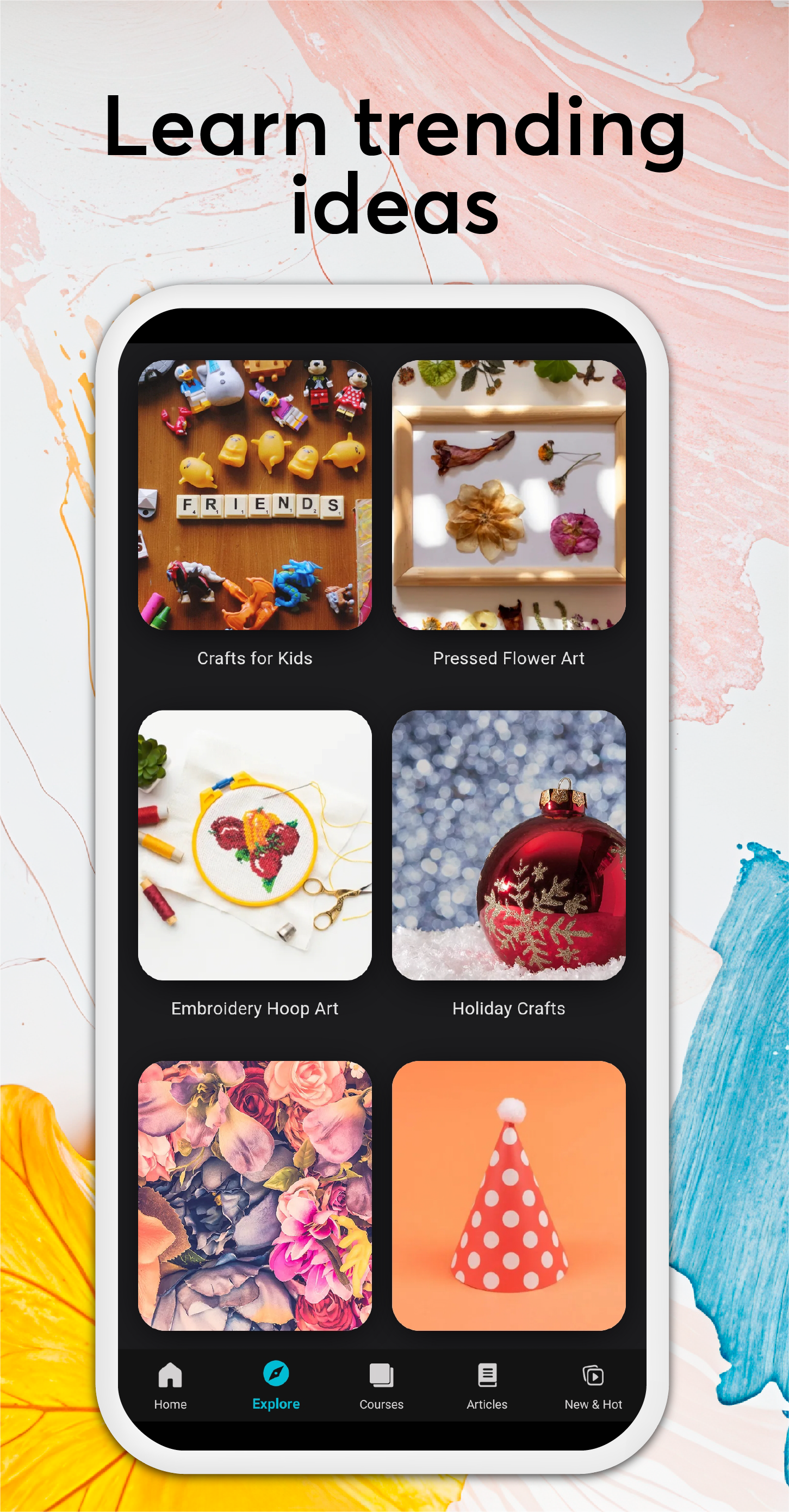 اسکرین شات 5 برنامه Learn Crafts and DIY Arts