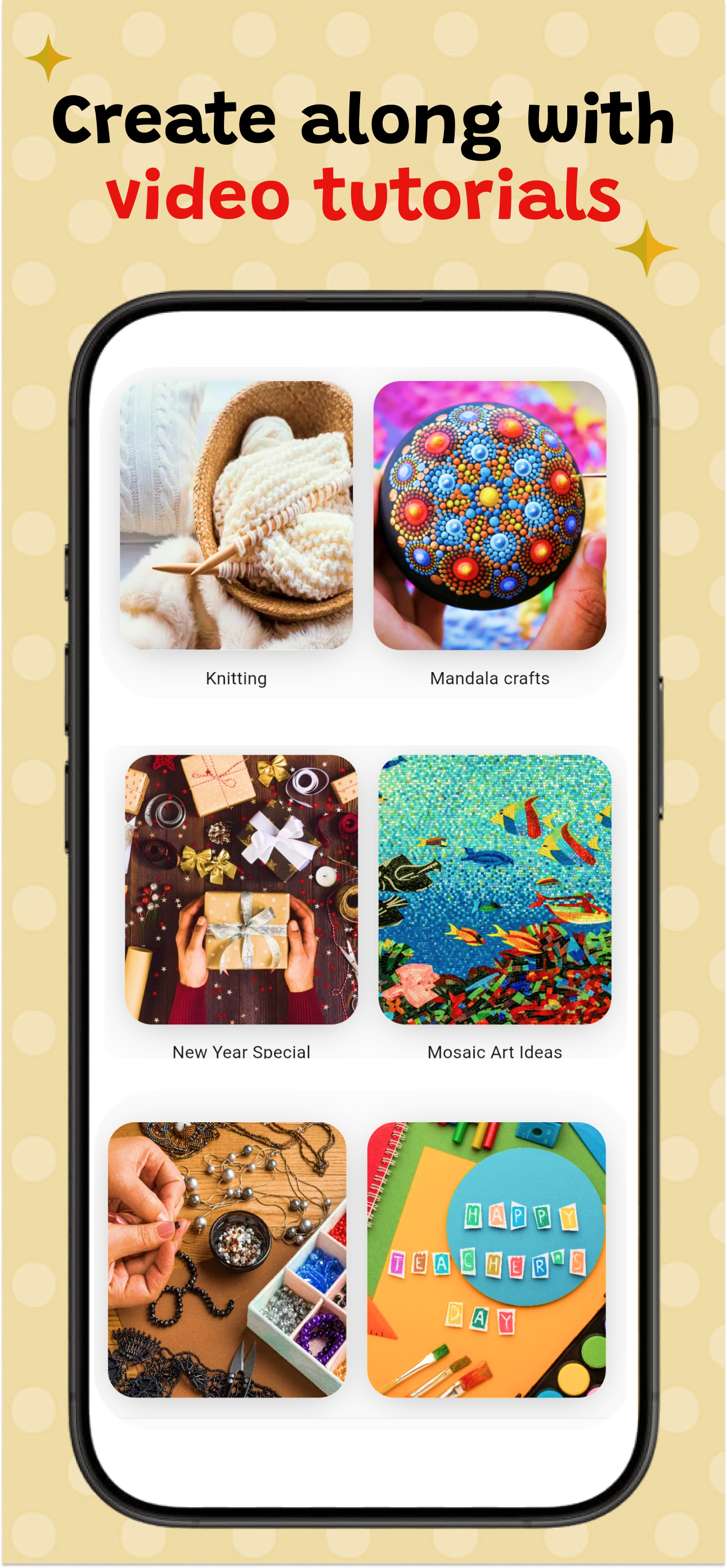 اسکرین شات 3 برنامه Learn Crafts and DIY Arts