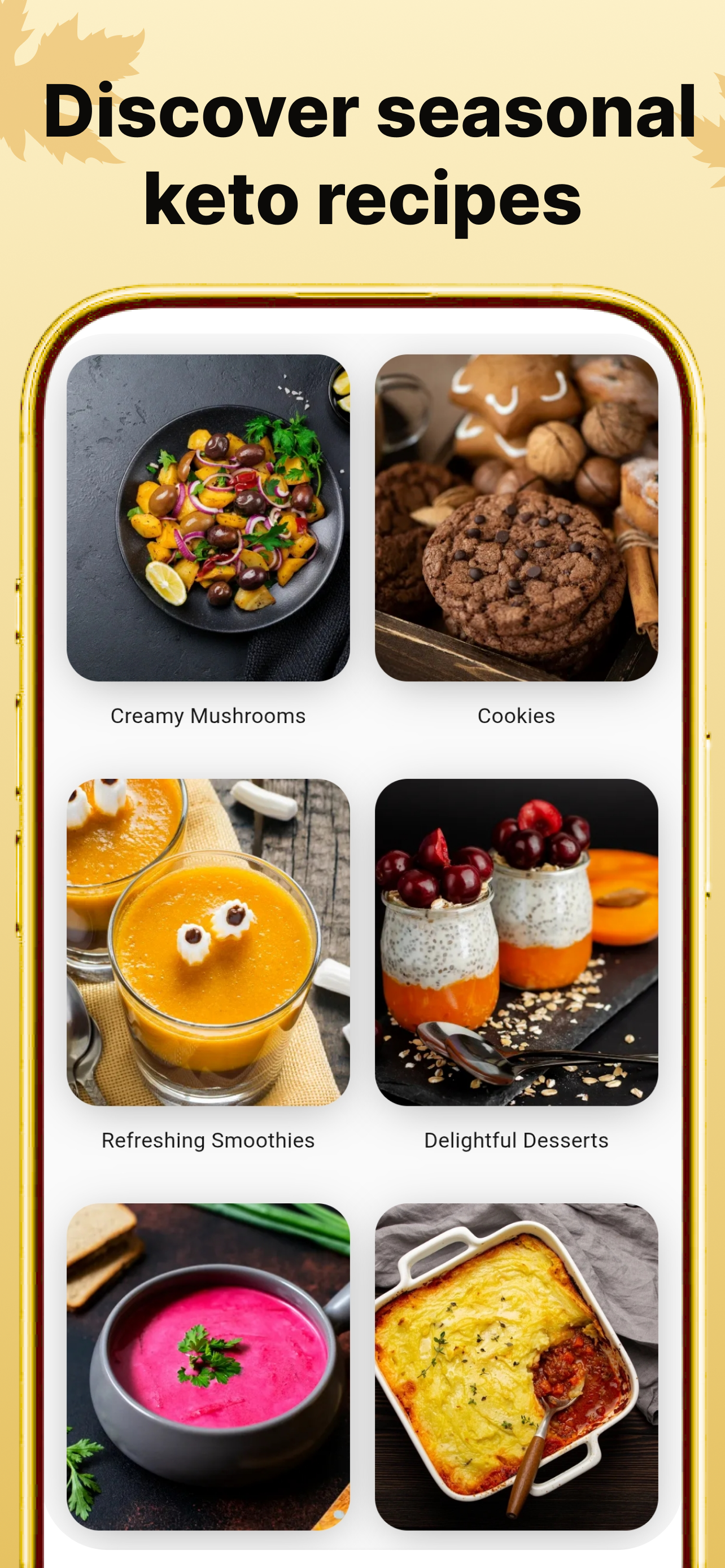 اسکرین شات 3 برنامه Keto Recipes : Keto Diet App