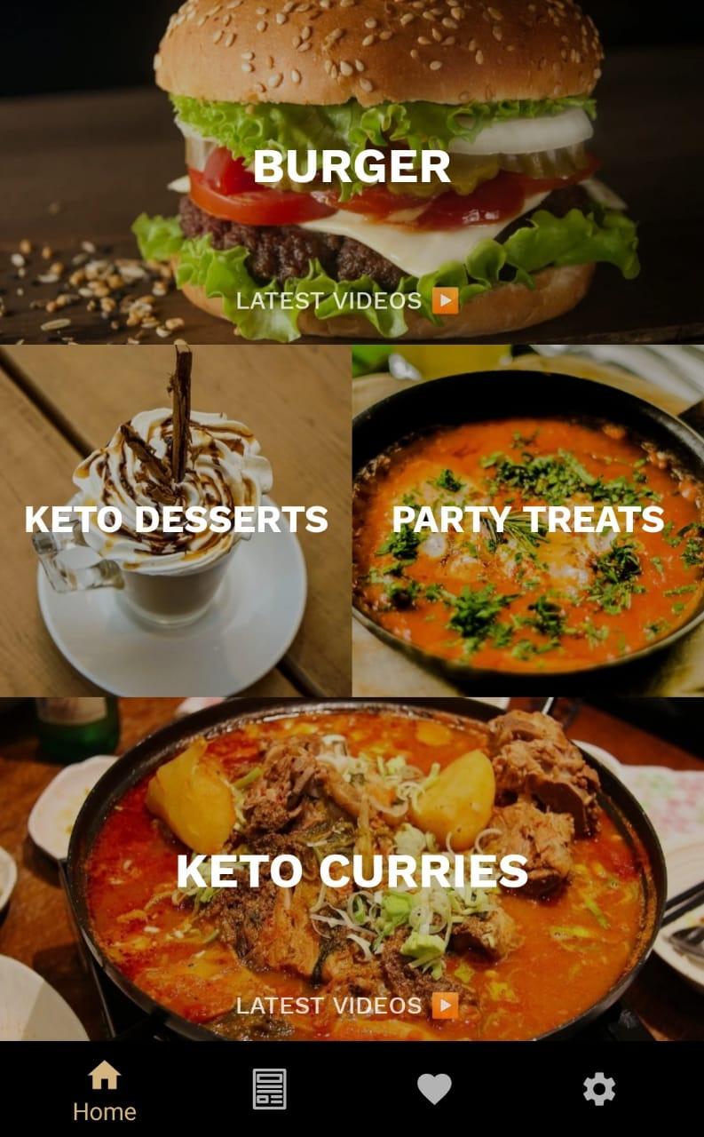 اسکرین شات 1 برنامه Keto Recipes & Meal Plans