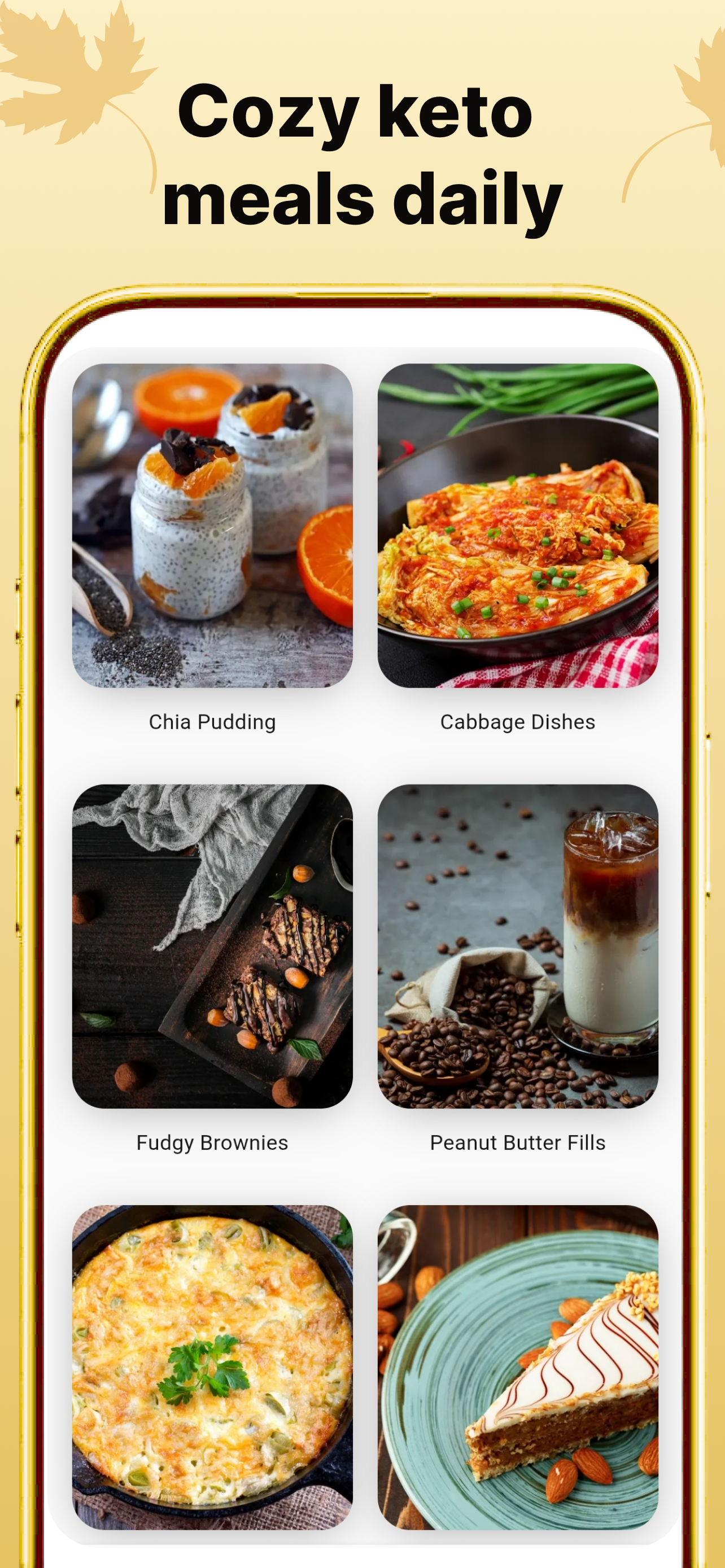 اسکرین شات 2 برنامه Keto Recipes : Keto Diet App