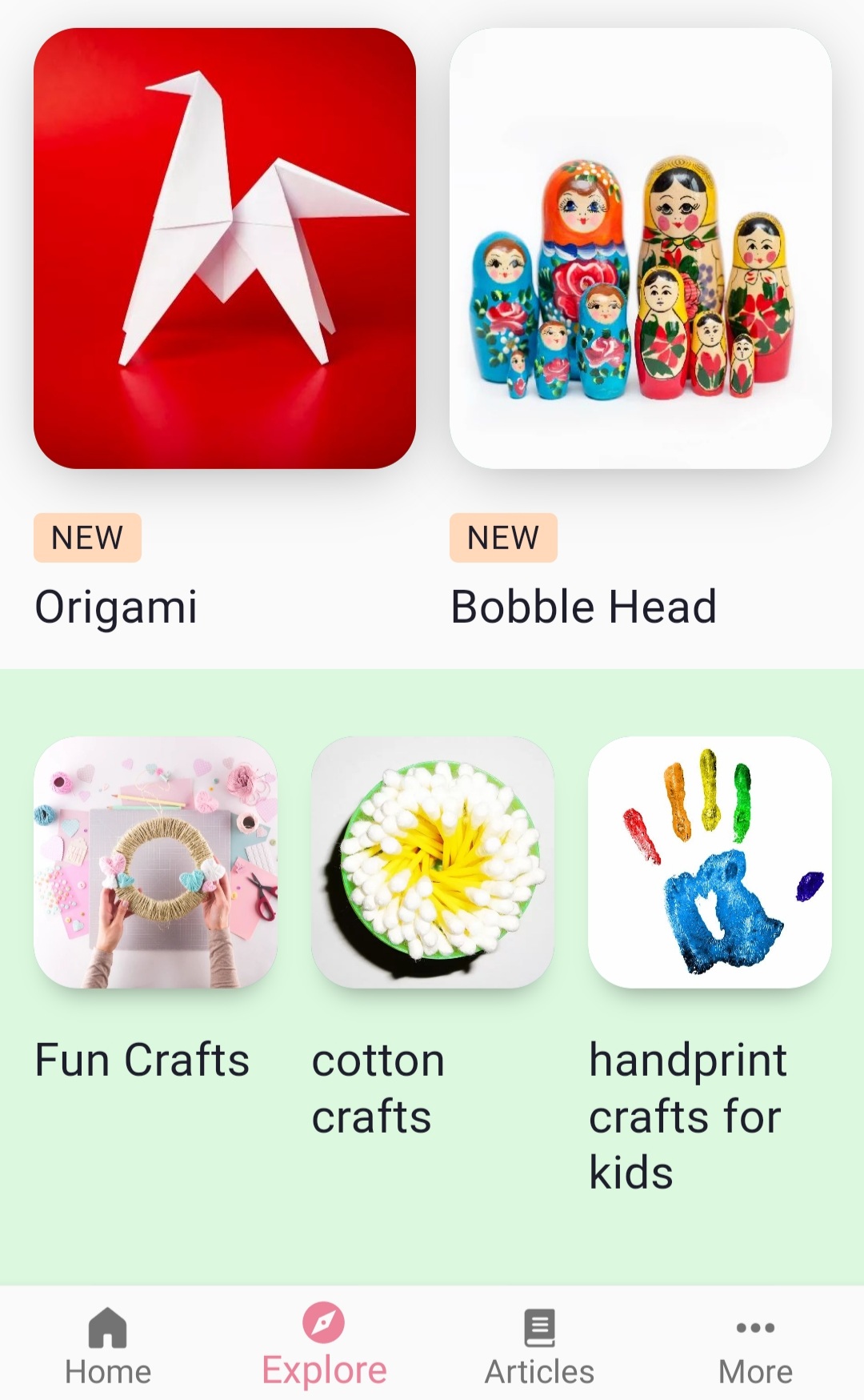 اسکرین شات 5 برنامه School Crafts App: DIY