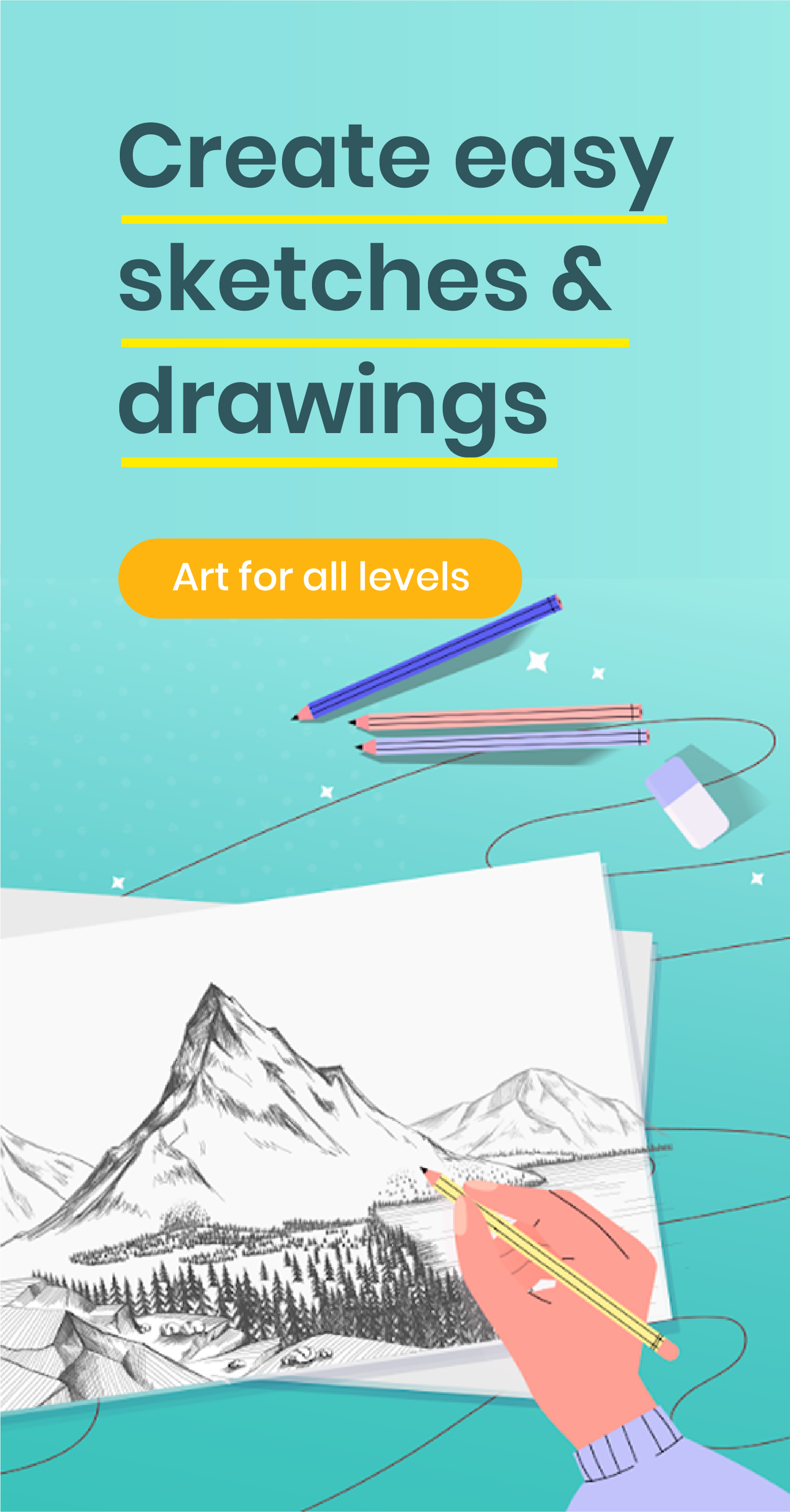 اسکرین شات 1 برنامه Learn Drawing
