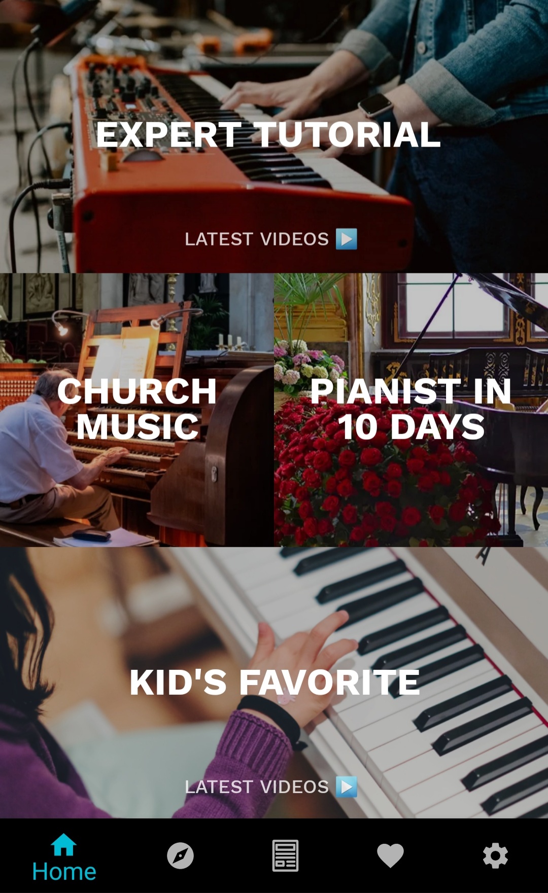 اسکرین شات 3 برنامه Piano Lessons - Learn Piano