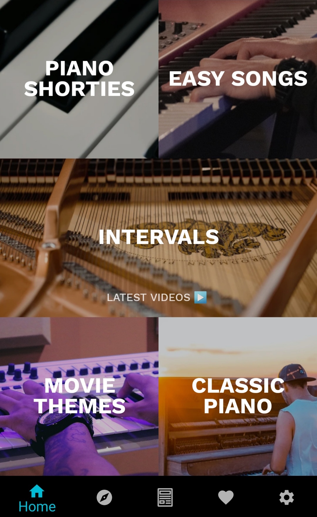 اسکرین شات 4 برنامه Piano Lessons - Learn Piano