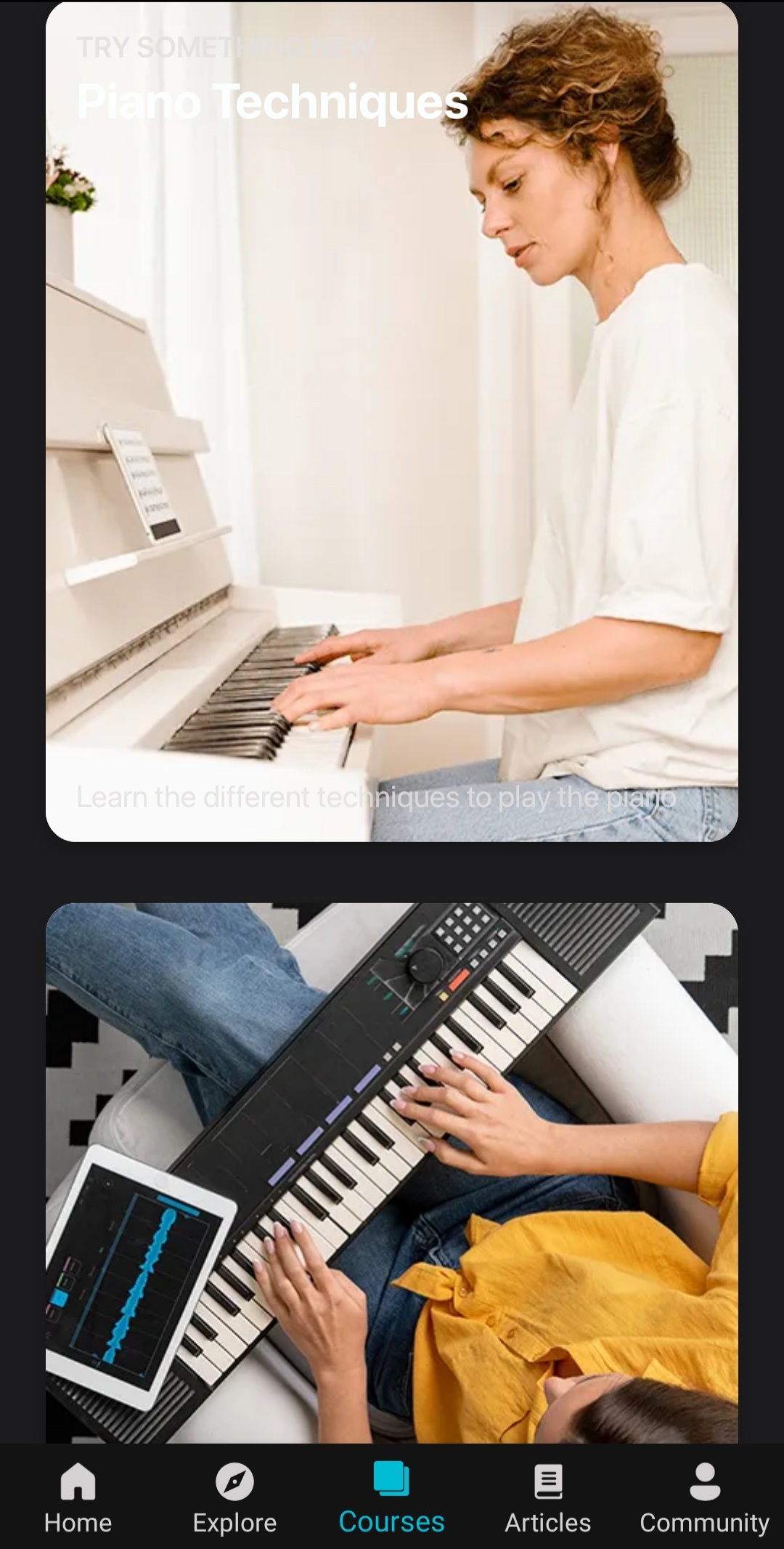 اسکرین شات 8 برنامه Piano Lessons - Learn Piano