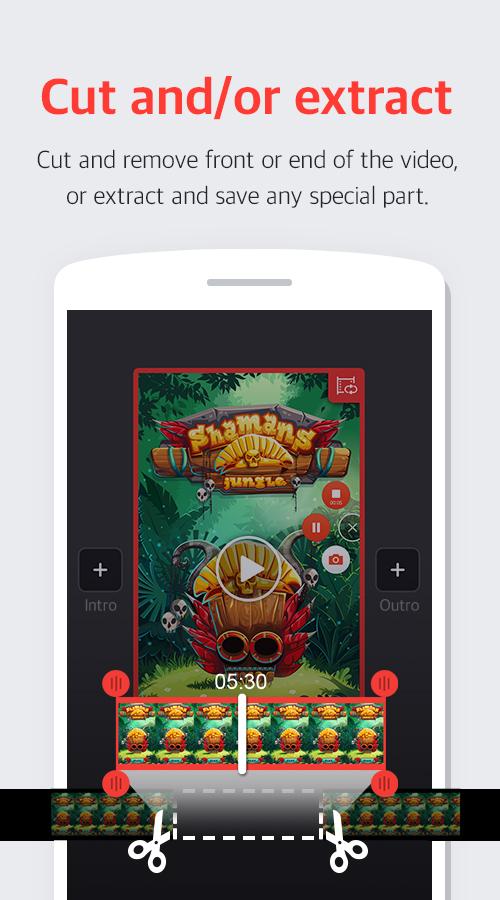 اسکرین شات 2 برنامه Editto - Mobizen video editor