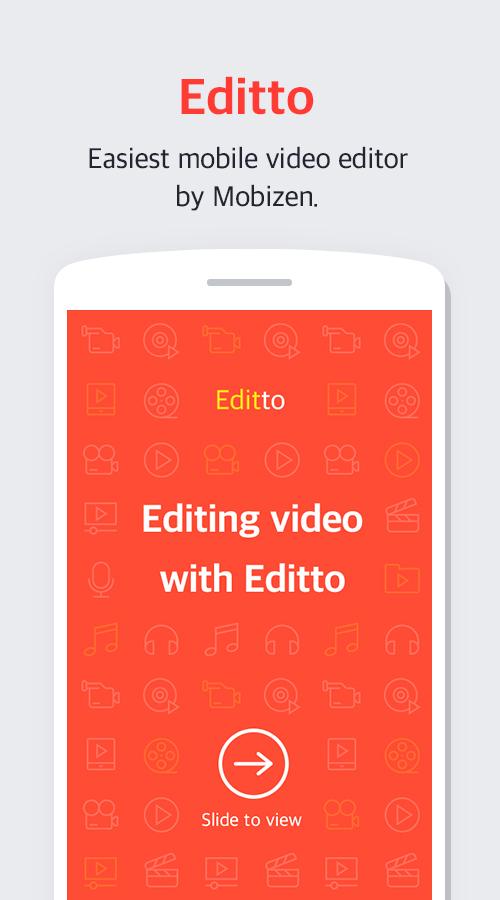 اسکرین شات 1 برنامه Editto - Mobizen video editor
